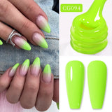 Lianfudai Sweet Spring Summer Color Gel Nail Polish 10ml Light Pink Green Yellow Long Lasting Varnis Semi Permanent For Nails