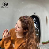 Lianfudai 2024 New Double Band Headbands for Women Hairstyle Fashion Non-Slip Hair Bands with Clips  Bezel Hair Hoop Hair Headwear