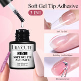 Lianfudai 7ML Aurora Top Coat Sparking Gel Nail Polish Semi Permanent UV Gel 2 In 1 Function Top Coat UV LED Nail Art Gel Varnish