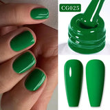 Lianfudai Sweet Spring Summer Color Gel Nail Polish 10ml Light Pink Green Yellow Long Lasting Varnis Semi Permanent For Nails