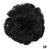 Lianfudai Synthetic Curly Chignon Messy Bun Ponytails Hairpiece Extensions For Elastic Hair Band Hair Accessories For Women Curly Hair