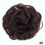 Lianfudai Synthetic Curly Chignon Messy Bun Ponytails Hairpiece Extensions For Elastic Hair Band Hair Accessories For Women Curly Hair