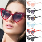 Lianfudai  UV400 Cat's Eye Sunglasses Trendy Small Frame Accessories Eyewear Streetwear Triangle Sunglasses Outdoors Glasses