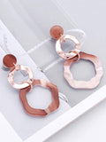 Lianfudai 2024 New Fashion Ring Big Earrings