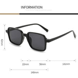 Lianfudai  Sun-Protective PC Frame Sunglasses UV375 Street Photos Decoration Driving Glasses Punk Outdoor Accessories Fishing Sunglasses Glasses