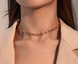 Lianfudai Collier Chain Necklace Multilayer Moon Alloy Metal Disc Gold Pendant Necklace For Women New Trend Female Jewelry Collar