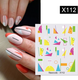Lianfudai Christmas gifts ideas Harunouta Ink Blooming Marble Water Decals Flower Leaves Transfer Sliders Paper Abstract Geometric Lines Nail Stickers Watermark