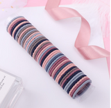 Lianfudai gifts for kids  50Pcs/Lot Fashion Girl Colorful 3cm Elastic Rubber Bands Children's Nylon Hair Ties Head Rope Fashion Hair Ring Hair Accessories