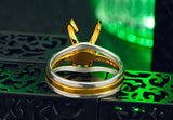 Lianfudai CHEISTMAS gifts for her Disaster Prevention Jewelry Movie Superhero Thor Loki Helmet Pack of 3 Stacking Unisex Gold-plating Rings Men Charm Jewelry Women Valentine's Day Gift