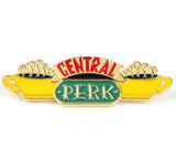 Lianfudai Friends TV Show Keychain Central Perk Coffee Time Photo Frame Pendant Key Chain For Best Friend Car Keyring Llavero Jewelry Gift