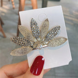 Lianfudai jewelry gifts for women hot sale hairpin Hair Clip Hairpin For Women Girl Rhinestone Leaf Heart Rabbit Star Korean Handmade Fashion Head Accessories Mujer Wholesale