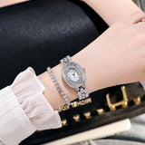 Lianfudai christmas wishlist valentines day gifts for her Trendy Fashion Women's Watch Full Diamond Super Flash Fashion Women's Watch Student Rhinestone Bracelet Watch