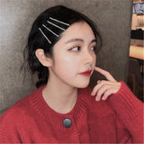 Lianfudai christmas gift ideas gifts for her Hair Grip Clip Sets Hairpin For Women Girl Rhinestone Geometric Korean Handmade Fashion Head Accessories Mujer