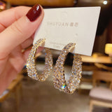 Lianfudai New style show face small high-end atmosphere decoration fashion women temperament personality exaggerated ear ring women