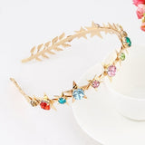 Lianfudai Designer Luxury Rhinestone Headband for Women Girl Fashion Gem Stone Bandeau Venda Hairband Baroque Hair Accessori Dropshipping