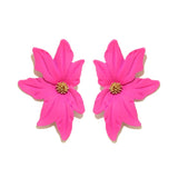 Lianfudai Boho Jewelry Flower Earrings Fashion Jewelry Wedding Party Korean Stud Earrings for Women Christmas Gift Pendientes Mujer