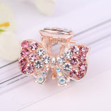 Lianfudai Hair Claw Clip Clamp For Women Girl Rhinestone Crystal Acrylic Heart Korean Handmade Fashion Head Accessories Mujer Wholesale