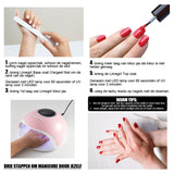 Lianfudai Nail Gel Polish 4PCS UV Gel Varnish Top Base Coat Nails Art Design Semi Permanent Manicure Set uñas гель лак для ногтей