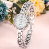 Lianfudai Luxury Diamond Fashion Elegant Women Bracelet Watches Ladies Quartz Simple Jewelry Watch Female Wristwatch