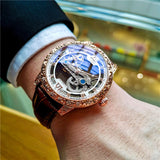 Lianfudai christmas wishlist gifts hot sale new Classic Design Automatic Wristwatch Men's Mechanical Hollow Business Watches Waterproof Fashion Luxury Relojes Hombre