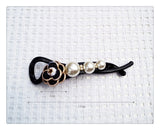 Lianfudai Banana Hair Clip Claw for Women Girl Camellia Flower Floral Pearl Hairpin Korean Handmade Fashion Accessories Mujer Wholesale