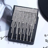 Lianfudai christmas wishlist valentines day gifts for her Korea Shiny Rhinestone Tassel Hairpin Duckbill Hair Clips for Women Luxury Crystal Waterdrop Hair Barrettes Hair Accessories