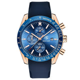 Lianfudai watches on sale clearance Casual Sport Watches for Men Blue Top Brand Luxury Military Leather Wrist Watch Man Clock Fashion Chronograph Wristwatch