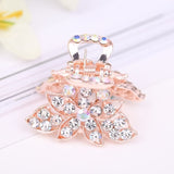 Lianfudai Hair Claw Clip Clamp For Women Girl Rhinestone Crystal Acrylic Heart Korean Handmade Fashion Head Accessories Mujer Wholesale