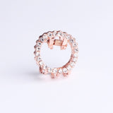 Lianfudai Hair Claw Clip Clamp For Women Girl Rhinestone Crystal Acrylic Heart Korean Handmade Fashion Head Accessories Mujer Wholesale