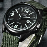 Lianfudai watches on sale clearance New Stylish Men&#39;s Luminous Quartz Wrist Watches Casual Alloy Dial  Men&#39;s  Waterproof Sport Watches Nylon Strap Relogio Masculino
