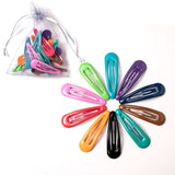 Lianfudai 10/20/30/40 New Women Girls Cute Colorful Waterdrop Shape Hairpins Sweet Hair Clips Barrettes Slid Clip Fashion Hair Accessories