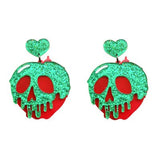 Lianfudai Christmas decor ideas Women Drop Dangle Earrings Weird Big Long Punk Hip Hop Math Ruler Cерьгиc Cережки Pendients Kolczyki ピアス Fashion Jewelry