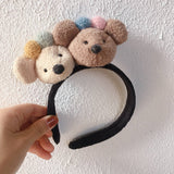 Lianfudai Headbands For Women Girls Korean Cartoon Bear Bands Accessories Fashion Adult Diademas Bandeau Cheveux Wholesale