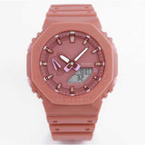 Lianfudai Hot Selling Brand New 2100 LED Digital Multifunction Watch Causal Sport Wristwatch Dual Display Silicon Strap For Women Men