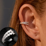 Lianfudai 1PC Punk Gold Metal Ear Cuff Ear Clip for Women No Pierced C Shape Geometric Small Earcuff Ear Wrap Earcuff Clips Jewelry