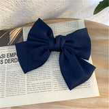 Lianfudai Women Girl Big Bow knot Tie Barrette Hair clips Hairpins Bands Fabric Fashion Korean Lady Head wear Accessories Wholesale Gifts