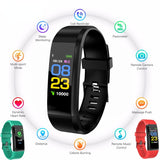 Lianfudai watches on sale clearance Children's Watch LED Display Touch Color Screen Top Electronic Watch Waterproof Heart Rate Pedometer Kids Watches