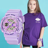 Lianfudai Children LED Electronic Digital Watch Chronograph Clock Sport Watches Waterproof Kids Wristwatches For Boys Girls