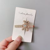 Lianfudai jewelry gifts for women hot sale hairpin Hair Clip Hairpin For Women Girl Rhinestone Leaf Heart Rabbit Star Korean Handmade Fashion Head Accessories Mujer Wholesale