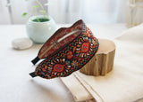 Lianfudai Bohemian Embroider Flowers Headband For Women Girls Hair Accessories Hairband Ethnic Wide Korean Bows Wholesale