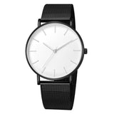 Lianfudai Christmas wishlist Minimalist men's quartz watch, ultra-thin timer, simple, business, stainless steel mesh belt