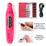 Lianfudai Nail Set 120W UV LED Lamp Dryer 18/12PCS Nail Gel Polish Kit Soak Off Manicure Set Electric Nail Drill Tools Set uñas