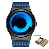 Lianfudai watches on sale clearance Creative Quartz Watches Men Top FASHION Brand Casual Stainless steel Mesh Band Unisex Watch Clock Male female Gentleman gift