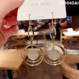 Lianfudai New style show face small high-end atmosphere decoration fashion women temperament personality exaggerated ear ring women