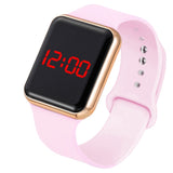 Lianfudai Christmas gifts ideas  Sports Watches Kids Women Men Unisex Digital Watch Electronic LED Wristwatch Silicone Watchband Kids watches montre enfant