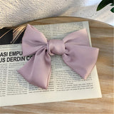 Lianfudai Women Girl Big Bow knot Tie Barrette Hair clips Hairpins Bands Fabric Fashion Korean Lady Head wear Accessories Wholesale Gifts