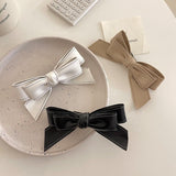 Lianfudai Barrette for Women Girl Solid Bow Knot Hair Clip Hairpin Autumn Winter Accessories Wholesale Dropshipping