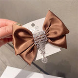 Lianfudai Barrette For Women Girl Rhinestone Crystal Pearl Big Hair Clip Hairpin Bow Knot Geometric Flower Head Accessories Wholesale