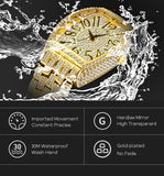 Lianfudai gifts for Mens Watch Frank Design Luxury Brand Fashion Casual Mens Watches Top Luxury Brand Muller Hip Hop Iced Out Wristwatch