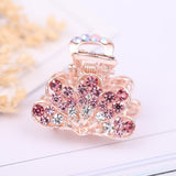 Lianfudai Hair Claw Clip Clamp For Women Girl Rhinestone Crystal Acrylic Heart Korean Handmade Fashion Head Accessories Mujer Wholesale